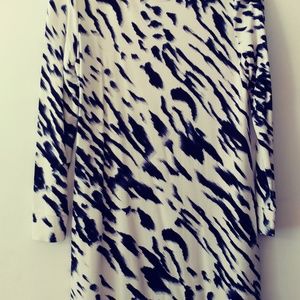 Black, white and some gray dress